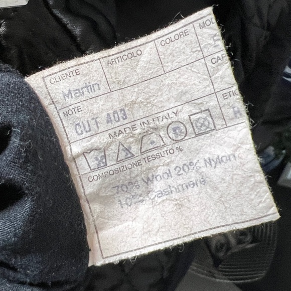 Burberry Men’s XL Wool Nylon Cashmere Zip and Button Car Coat Made in Italy - Picture 10 of 16